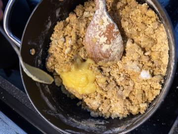 More ghee added