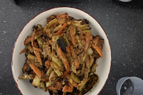 Saucy Charred Chicken with Veggie